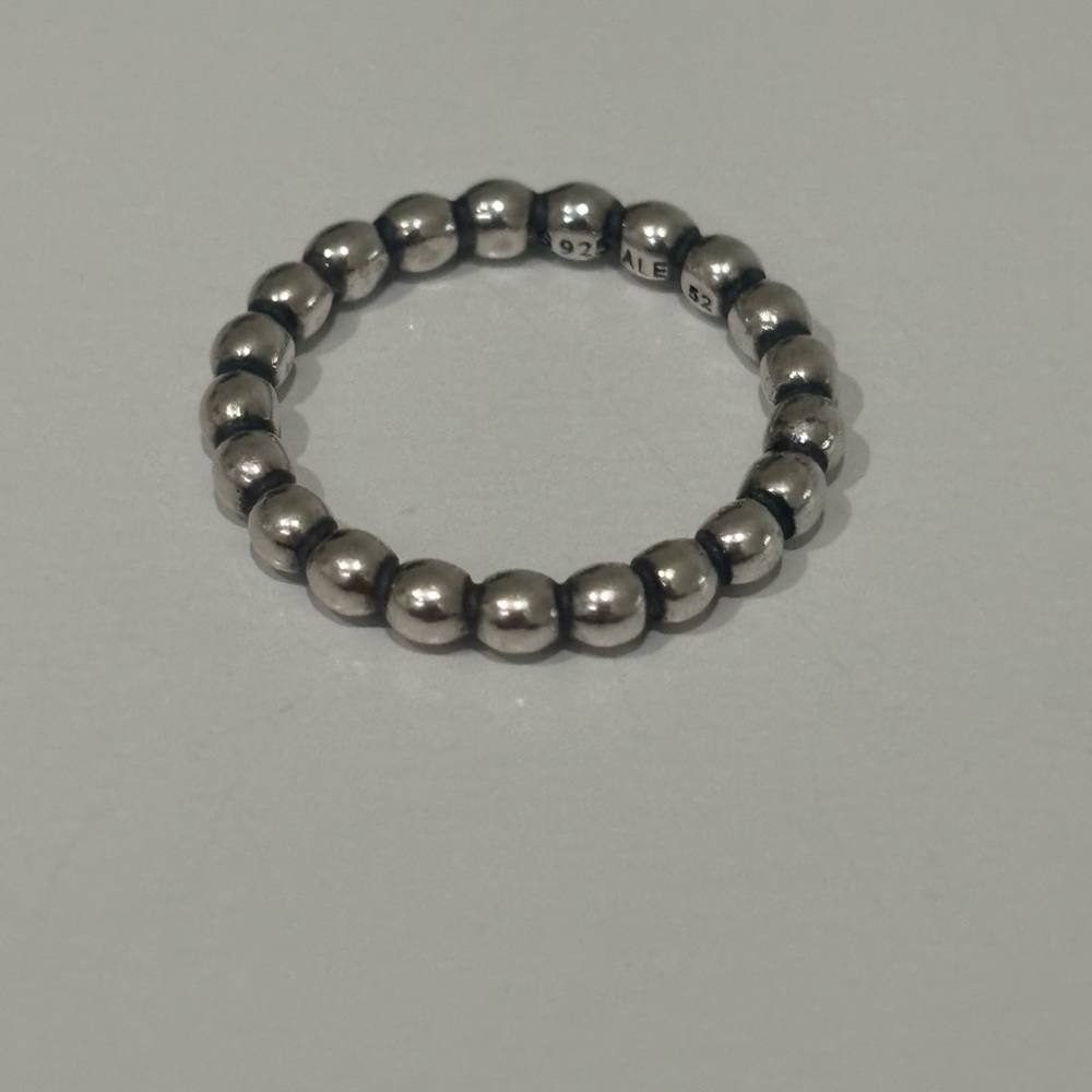 Authentic Pandora Bubble Stack Ring Sz 52/6